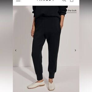 NWT Varley “The Slim Cuff Pant 25” black, size Small